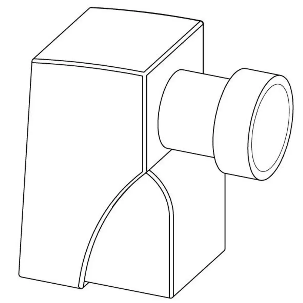 Stellantrieb von Uponor mit einem kompakten Gehäuse, einem runden Anschluss und einer klaren Formgebung für die Steuerung von Heizsystemen.